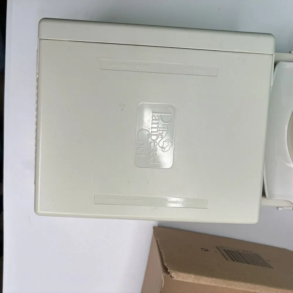 Pampered Chef Ultimate Mandoline Slicer Complete With All 4 Blades #1109 EUC